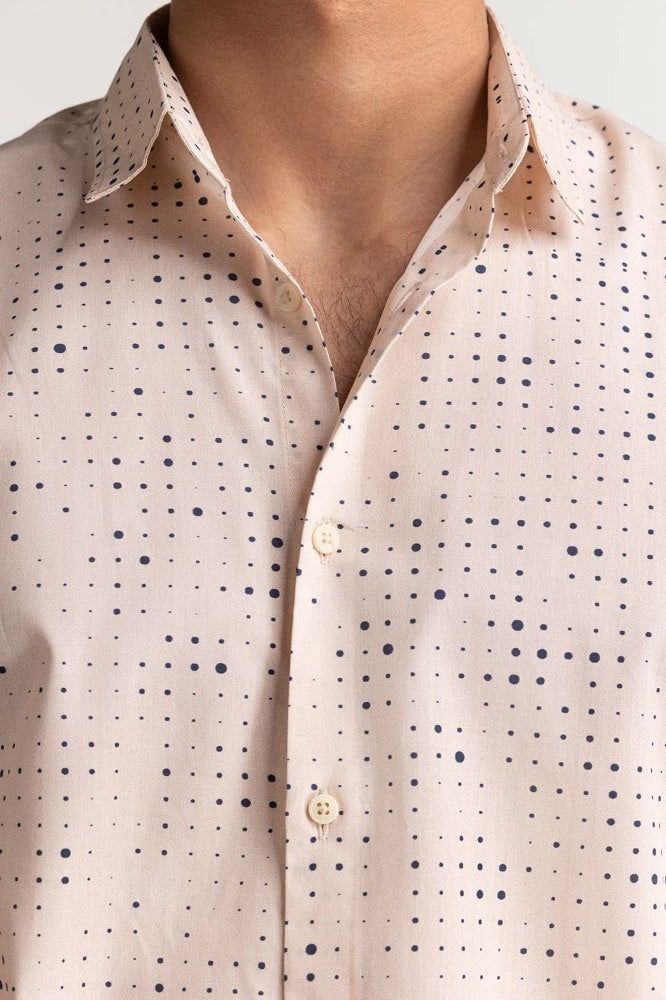 Beige Digital Printed Casual Shirt MN-CS-PD23-001