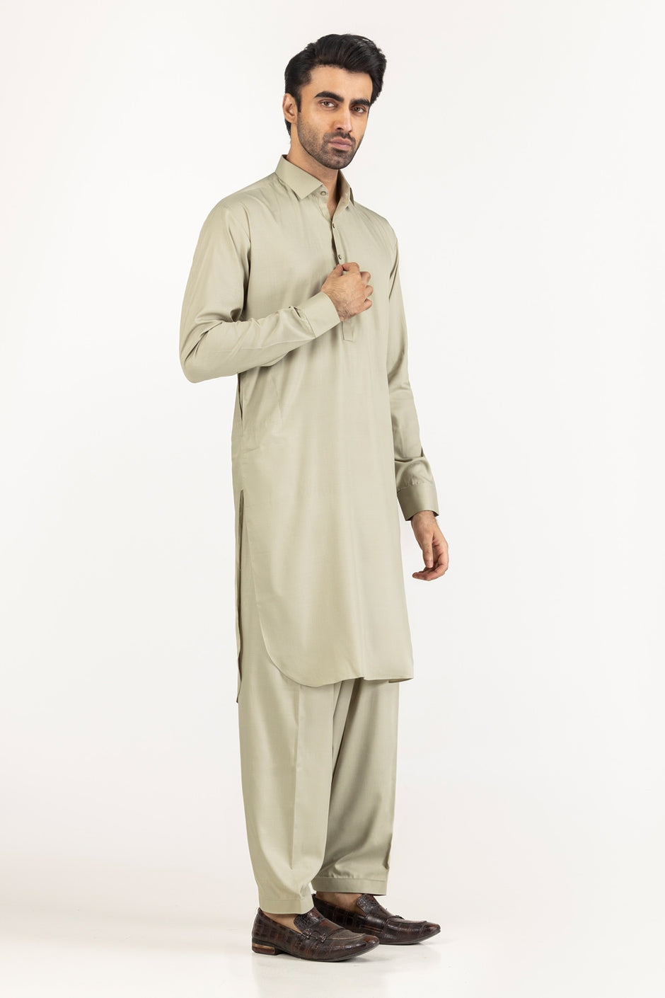 Bemisaal Good Luck Unstitched Fabric Blended-LF