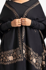 Black Blended Embroidered Shawl SH-24-036 Black Blended Embroidered Shawl SH-24-036