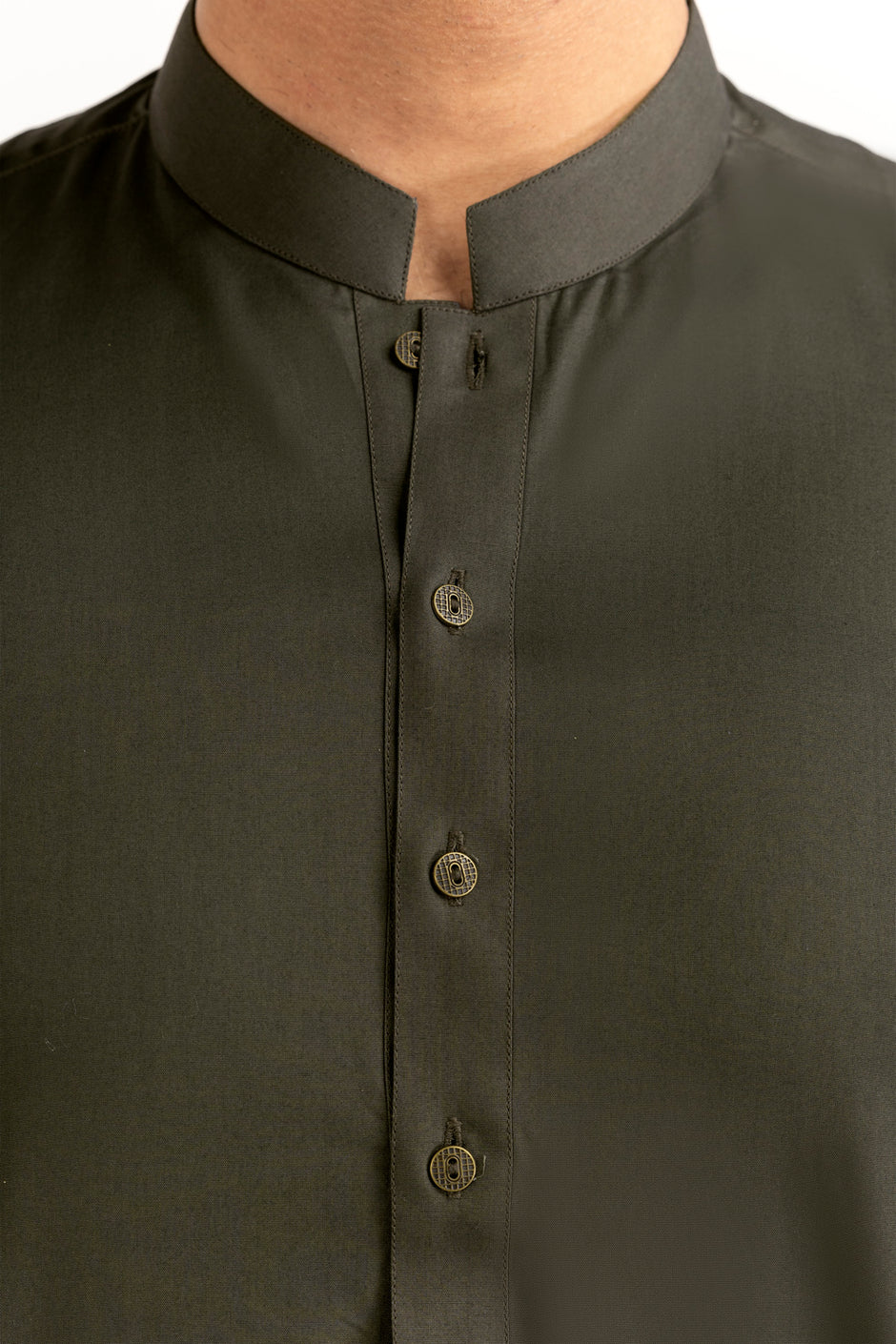 Black Gold Latha Unstitched Fabric Cotton-LF