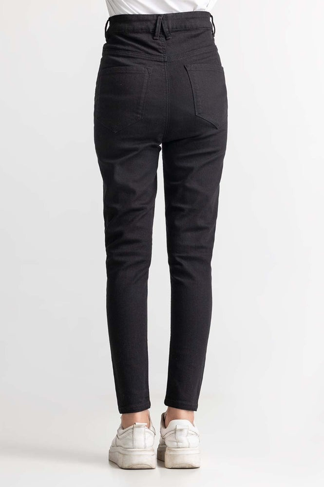 Black Basic Denim Jeans WM-JNS-SS24-001