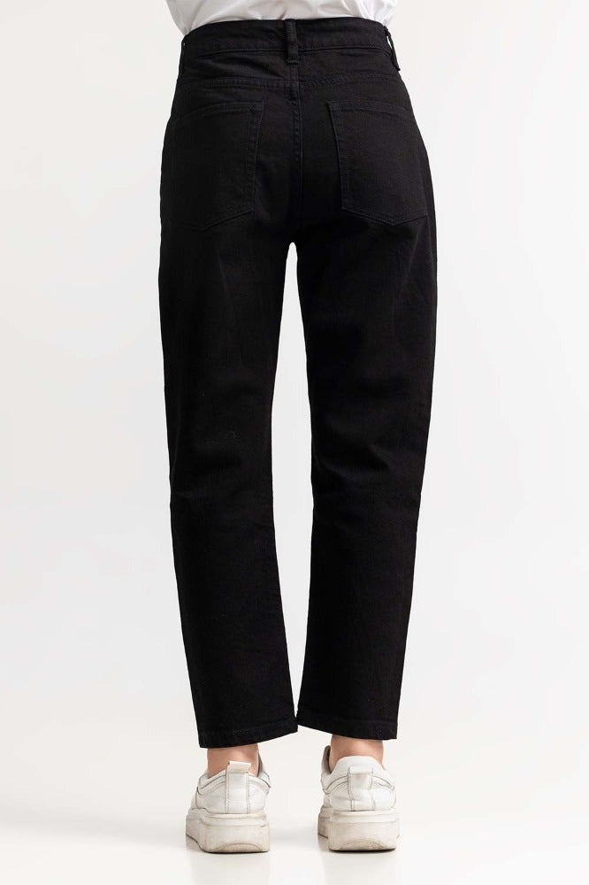 Black Basic Denim Jeans WM-JNS-SS24-005