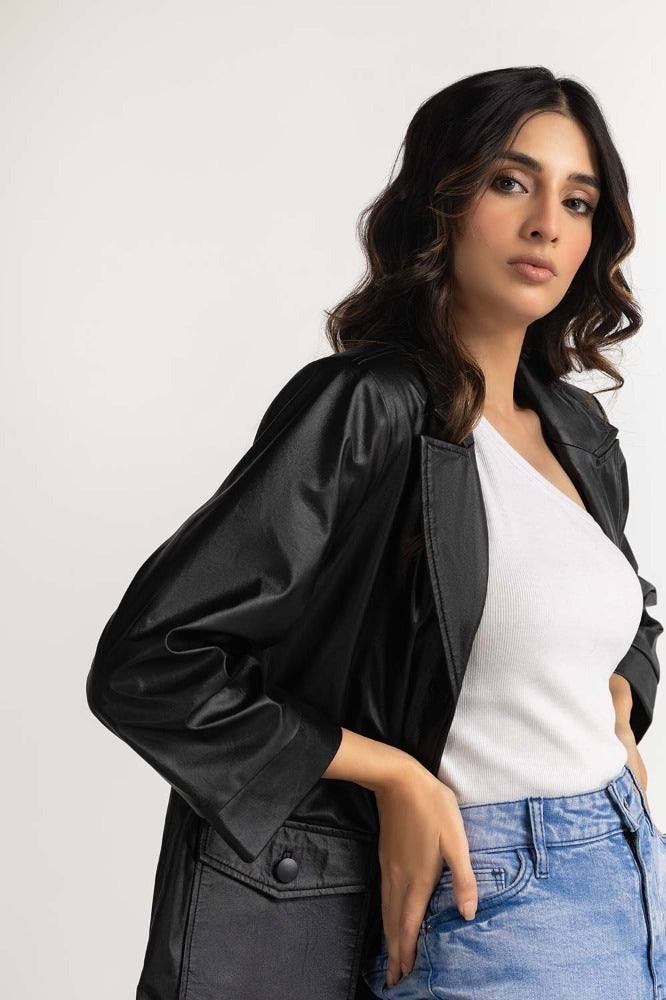 Black Basic Jacket WM-JKT-WS23-023