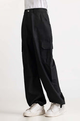 Black Basic Non Denim Jeans WM-NDJ-SS24-003