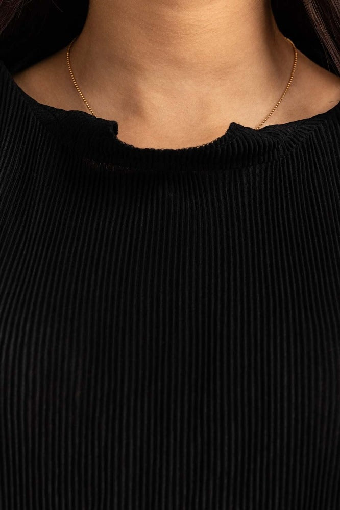 Black Basic Top WM-KTP23-009