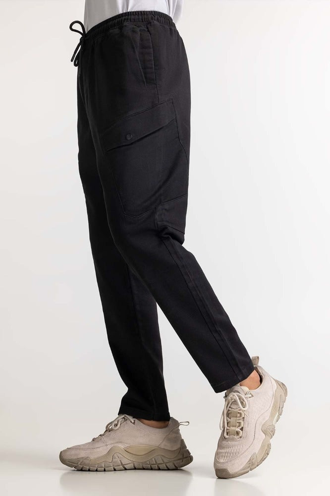 Black Basic Trouser MNTRCSS24002-B