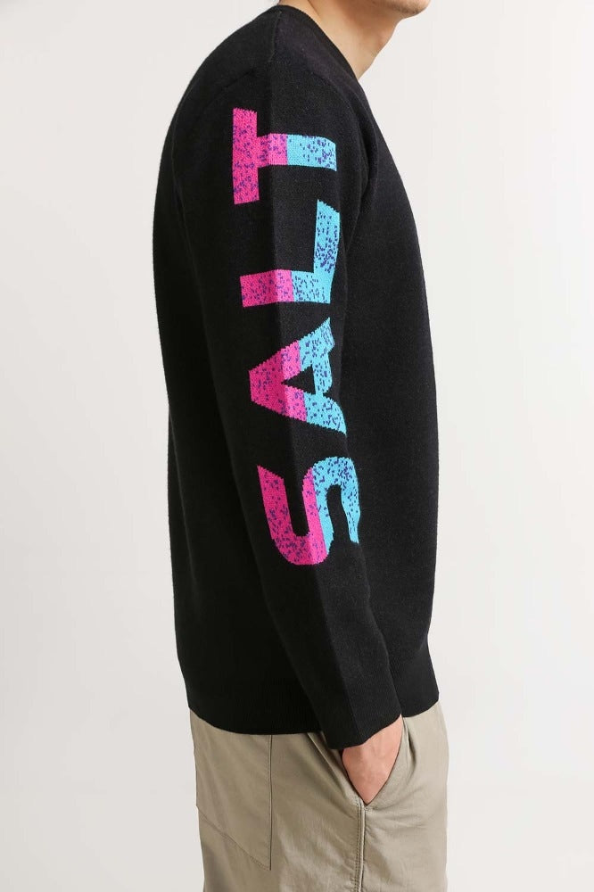 Black Fashion Sweater MN-SWT-WS23-149