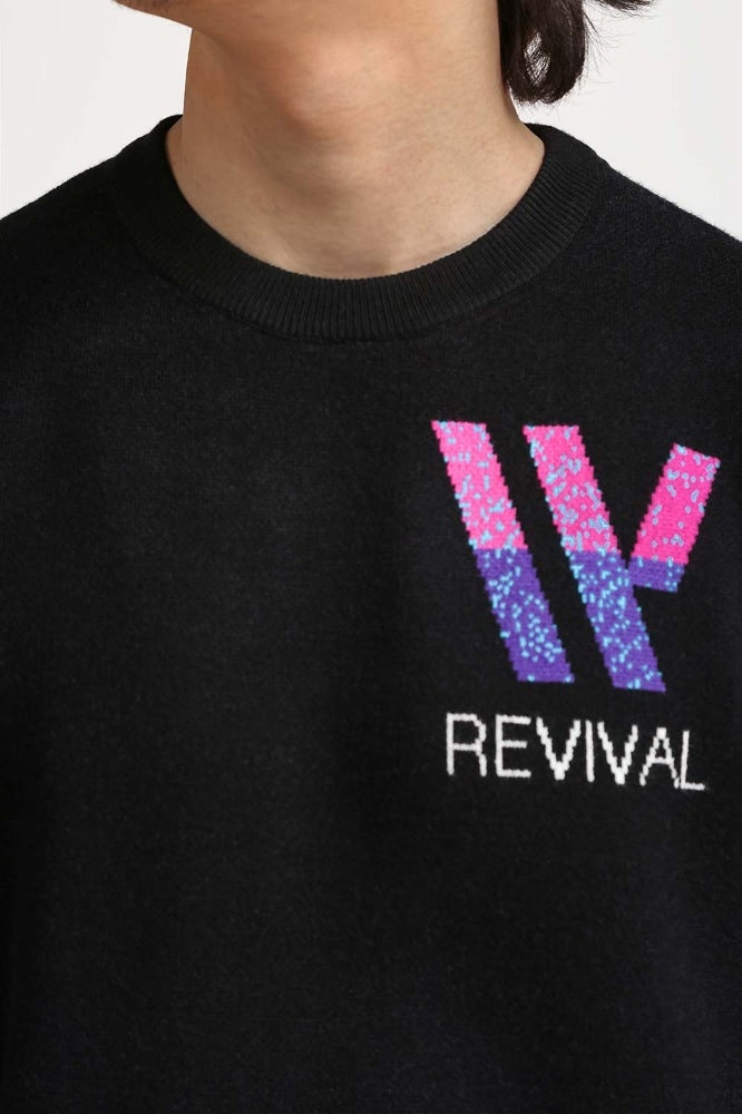 Black Fashion Sweater MN-SWT-WS23-149