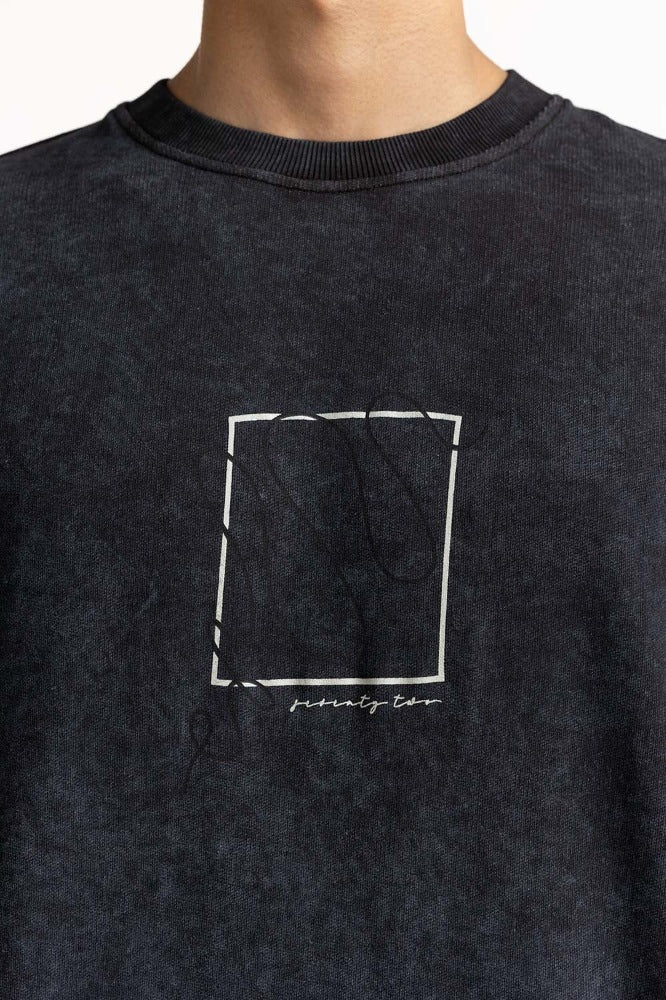 Black Fashion Sweatshirt MN-SWS-WS23-018