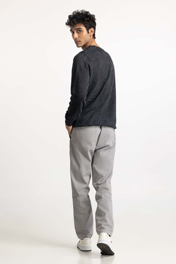 Black Fashion Sweatshirt MN-SWS-WS23-018