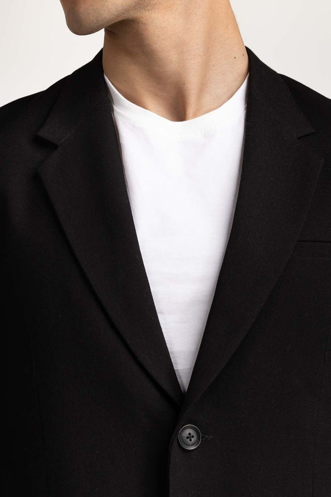 Black Formal Blazer BLAZER MN-BLZ-WS23-001