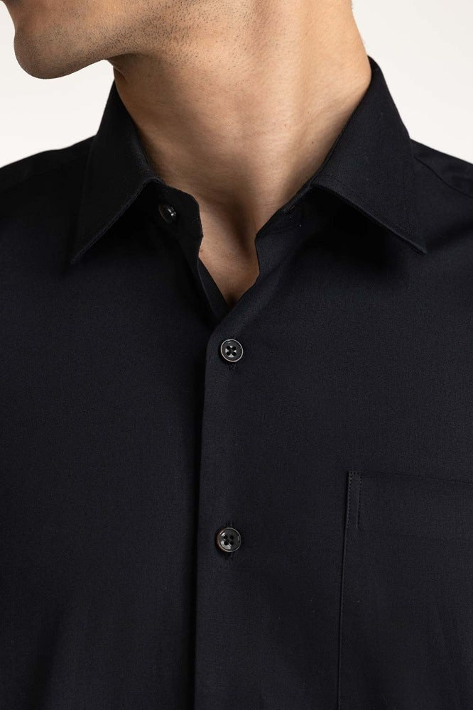 Black Formal Shirt MN-FS-PD23-017