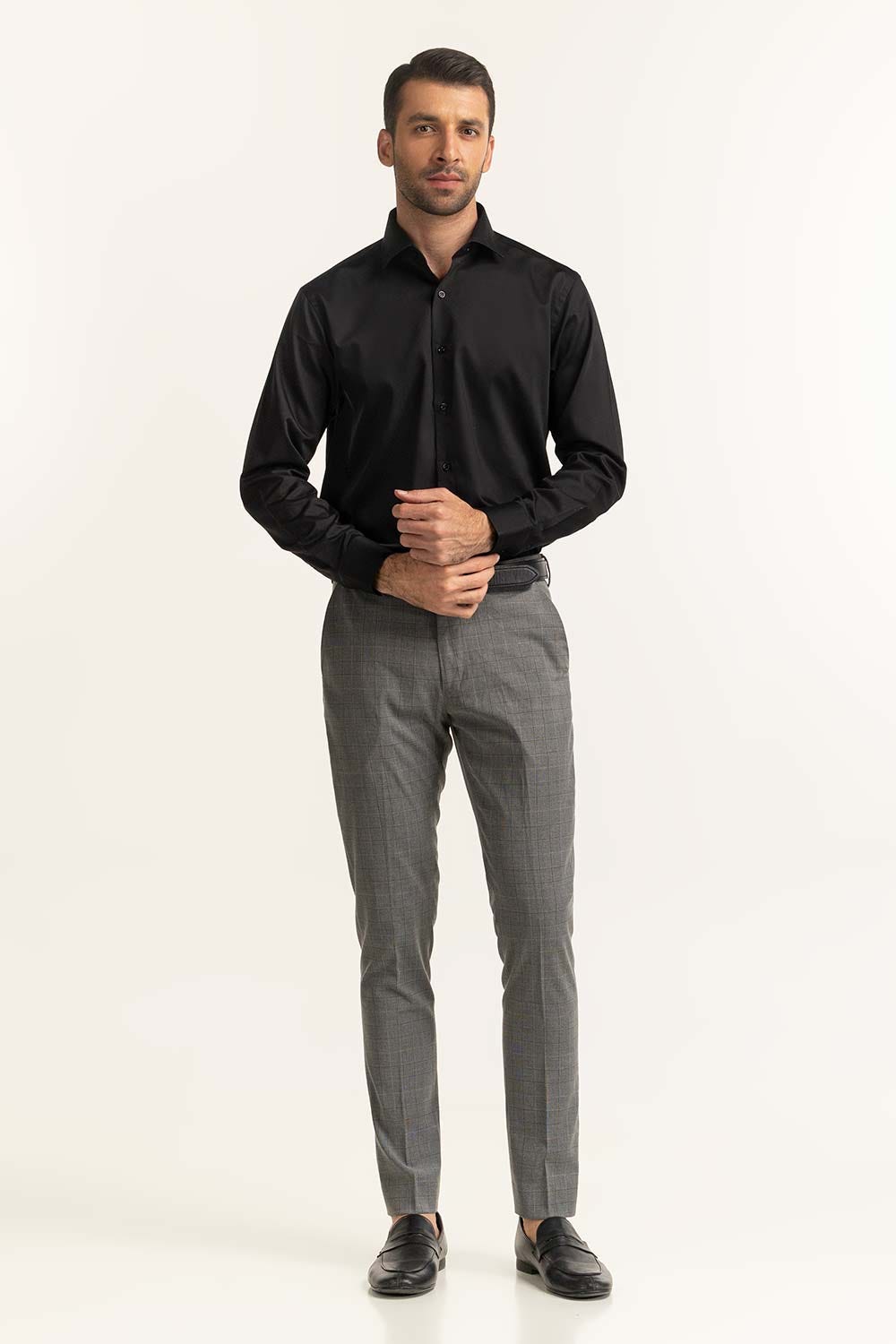 Black Formal Shirt MN-FS-PD24-123