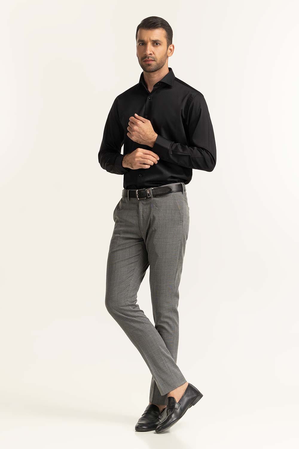 Black Formal Shirt MN-FS-PD24-123