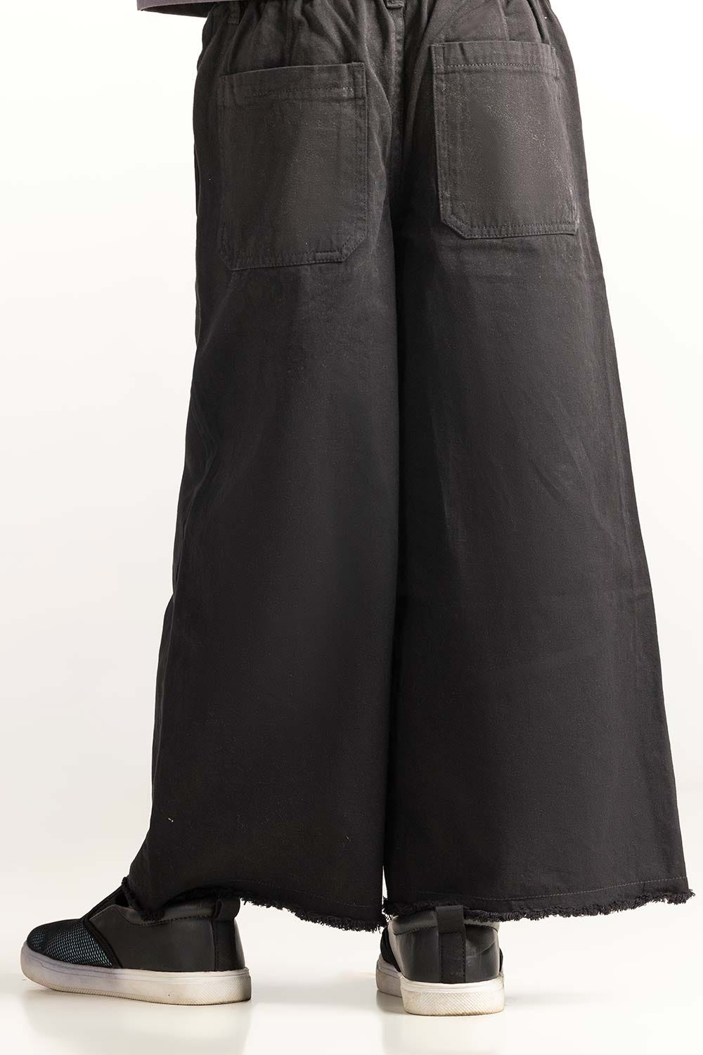 Black Junior Girl Non Denim Trouser JG-NDJ-SS24-004