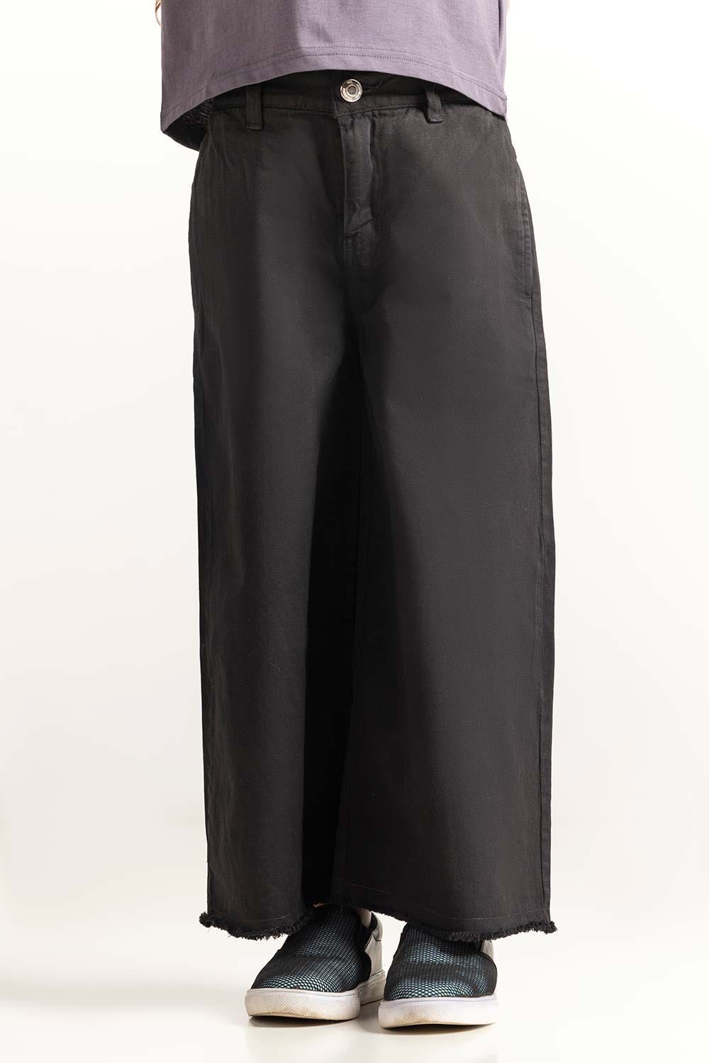 Black Junior Girl Non Denim Trouser JG-NDJ-SS24-004