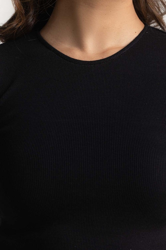 Black Knit Top WM-KTP-SS24-002