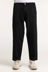 Black Non Denim Trouser MN-TRKH- WV23-006 B