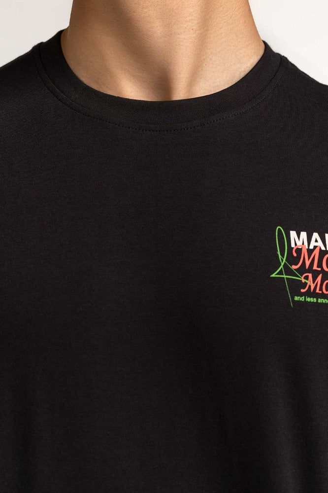 Black Pattern Tee MN-TS-PT-S24-608