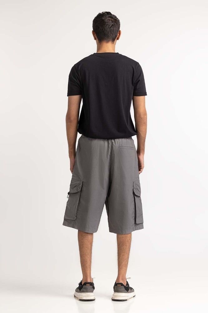 Black Rolled Up Sleeve Tee TS-CNSJ24-090