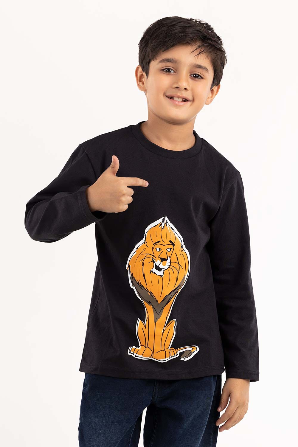 Toddler Boy Black T-Shirt 224-513-017