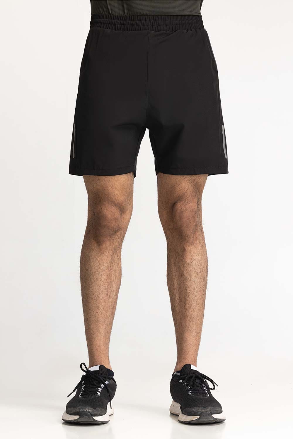Black Textured Short AW-SHT23-030