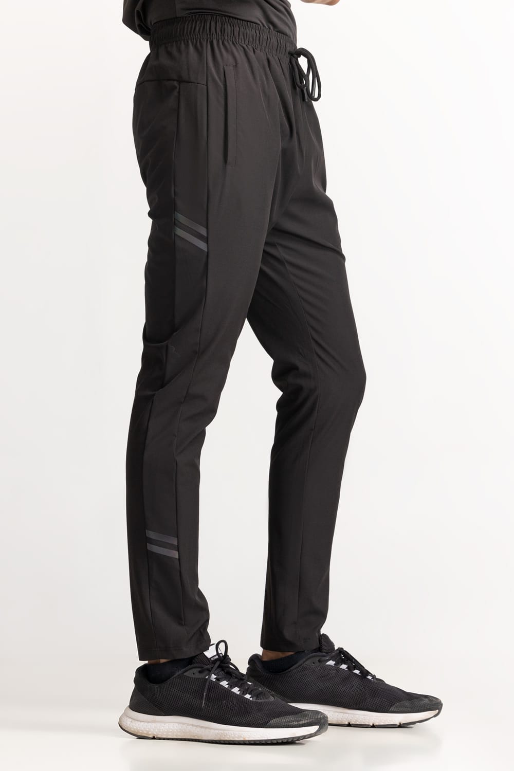 Black Textured Trouser AW-TR24-025