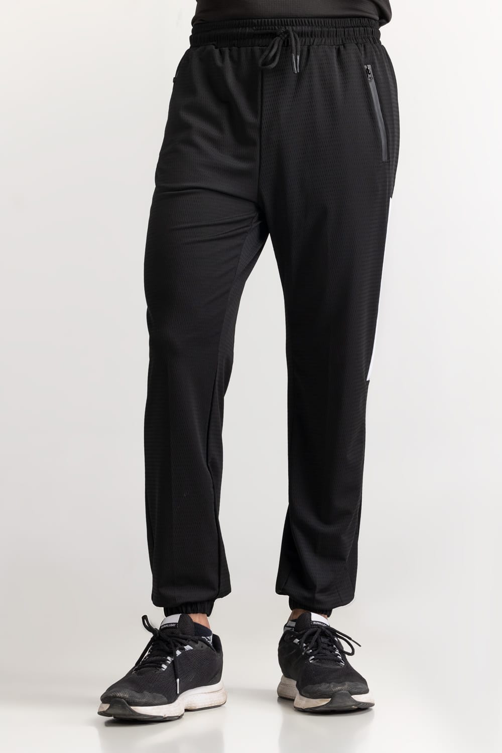 Black Textured Trouser AW-TR24-027