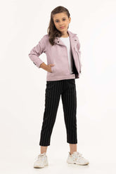 Toddler Girl Black Trouser 224-420-004