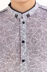 Black and White Styling Kurta KKS-902