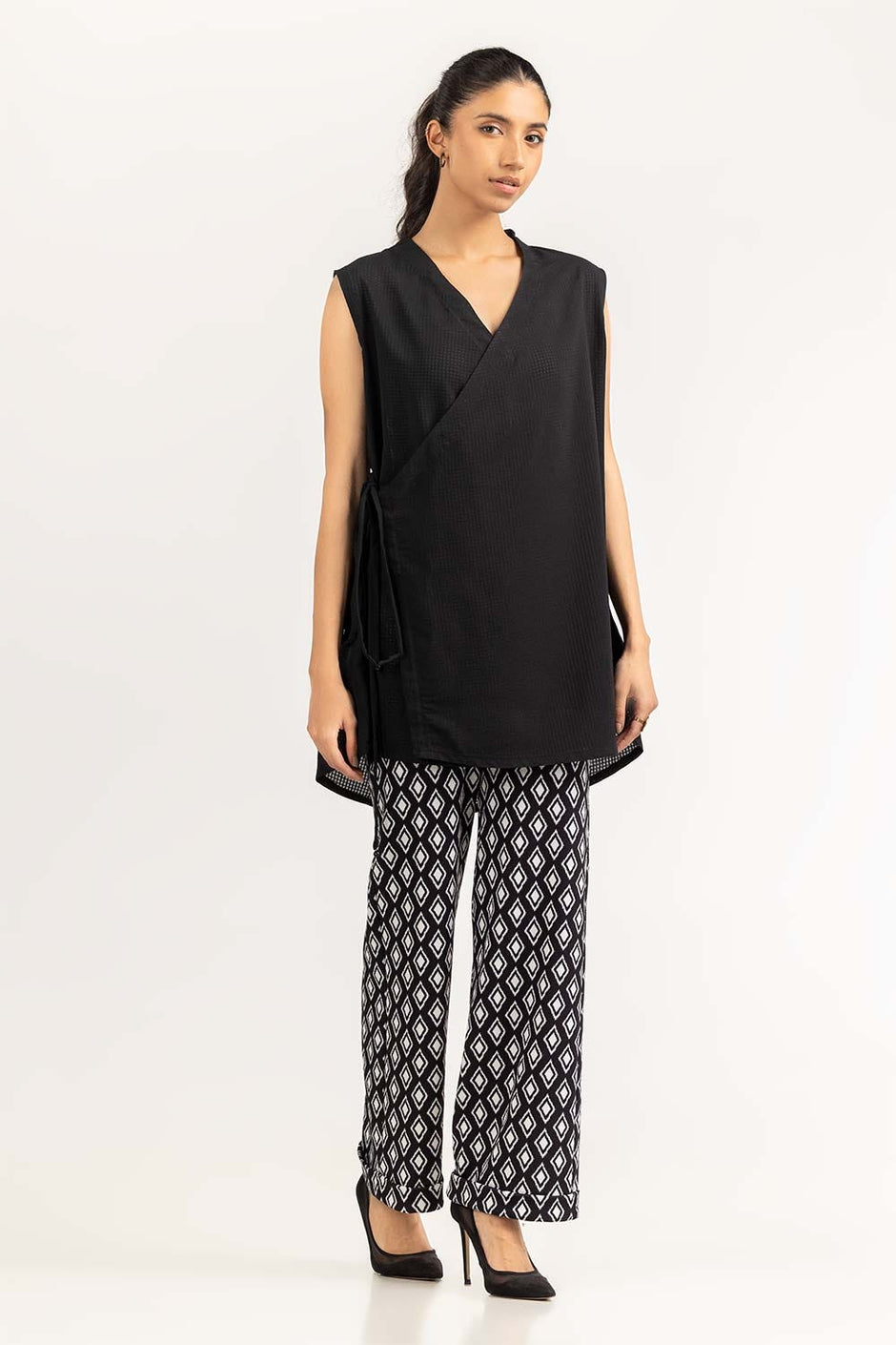 Black Woven Shirt