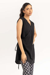 Black Woven Shirt 231-217-047