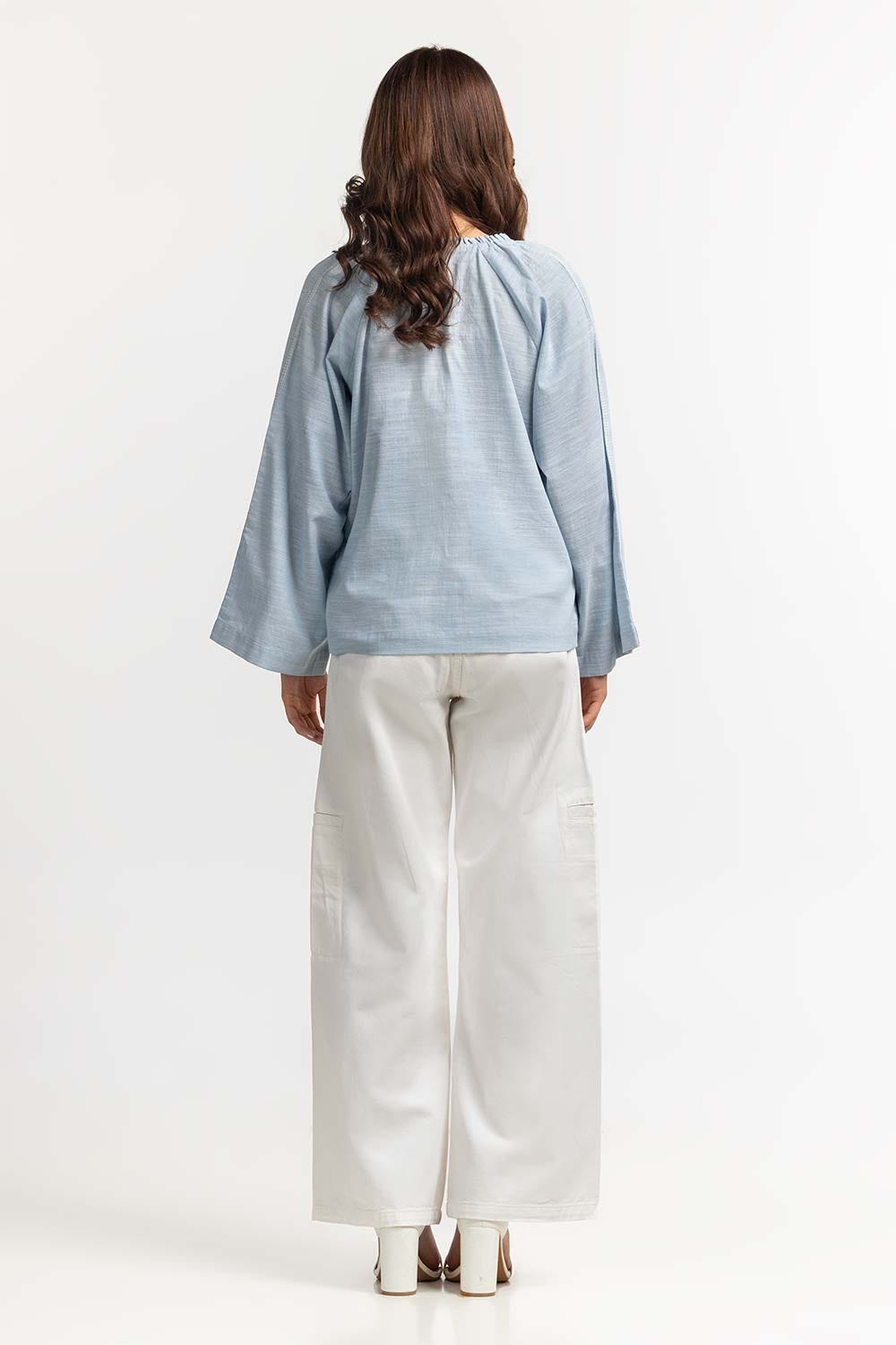Blue Basic Blouse WM-CS-SS24-017