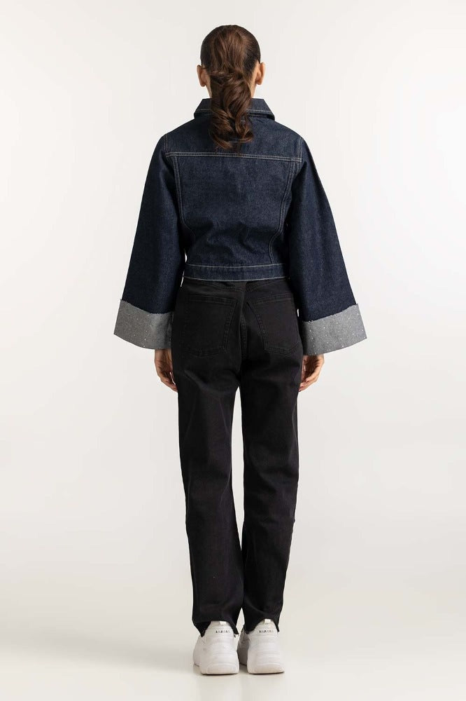 Blue Basic Denim Jacket WS-JKT-WS23-132