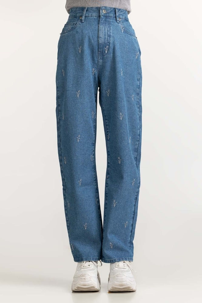 Blue Basic Denim Jeans WM-JNS-Ws23-016