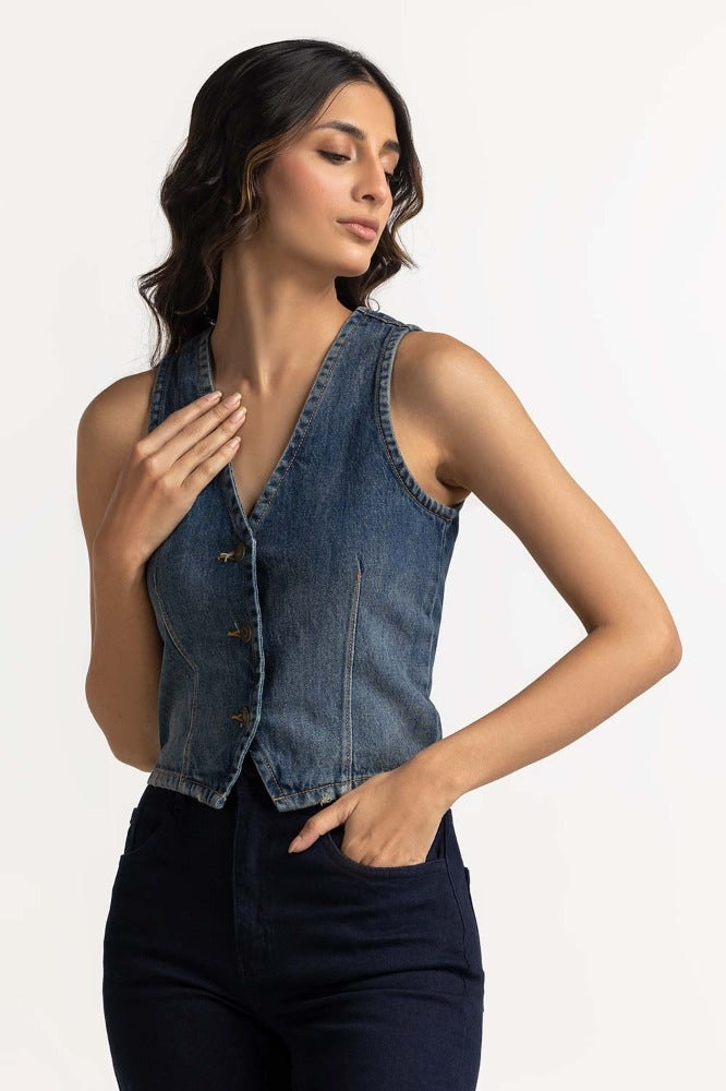 Blue Basic Jacket WS-JKT-WS23-130