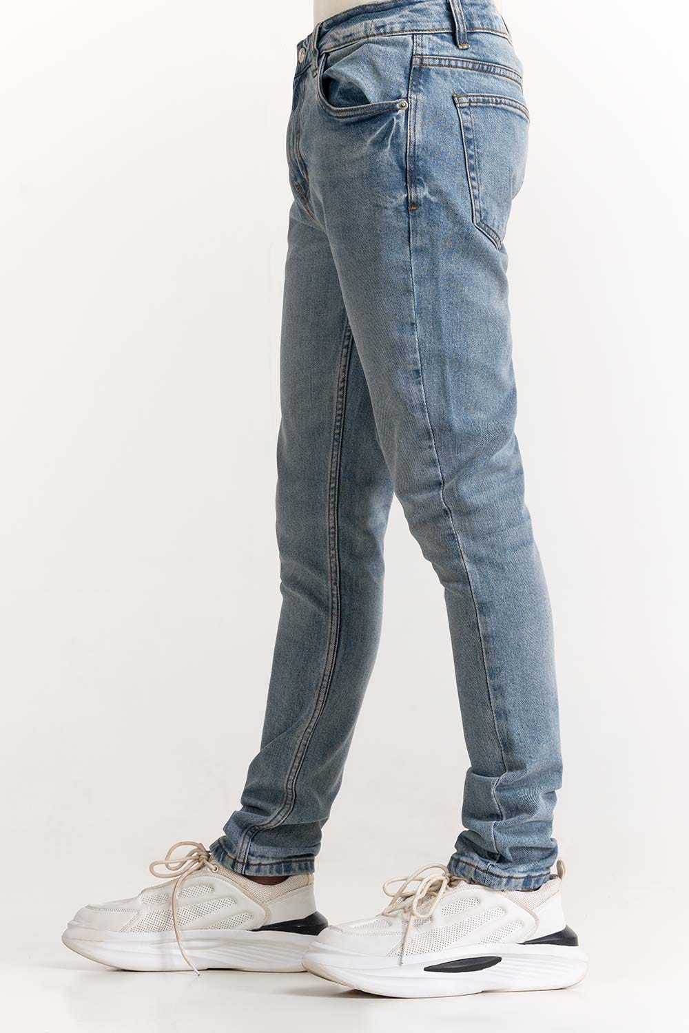 Blue Basic Jeans MNJNSSS24001