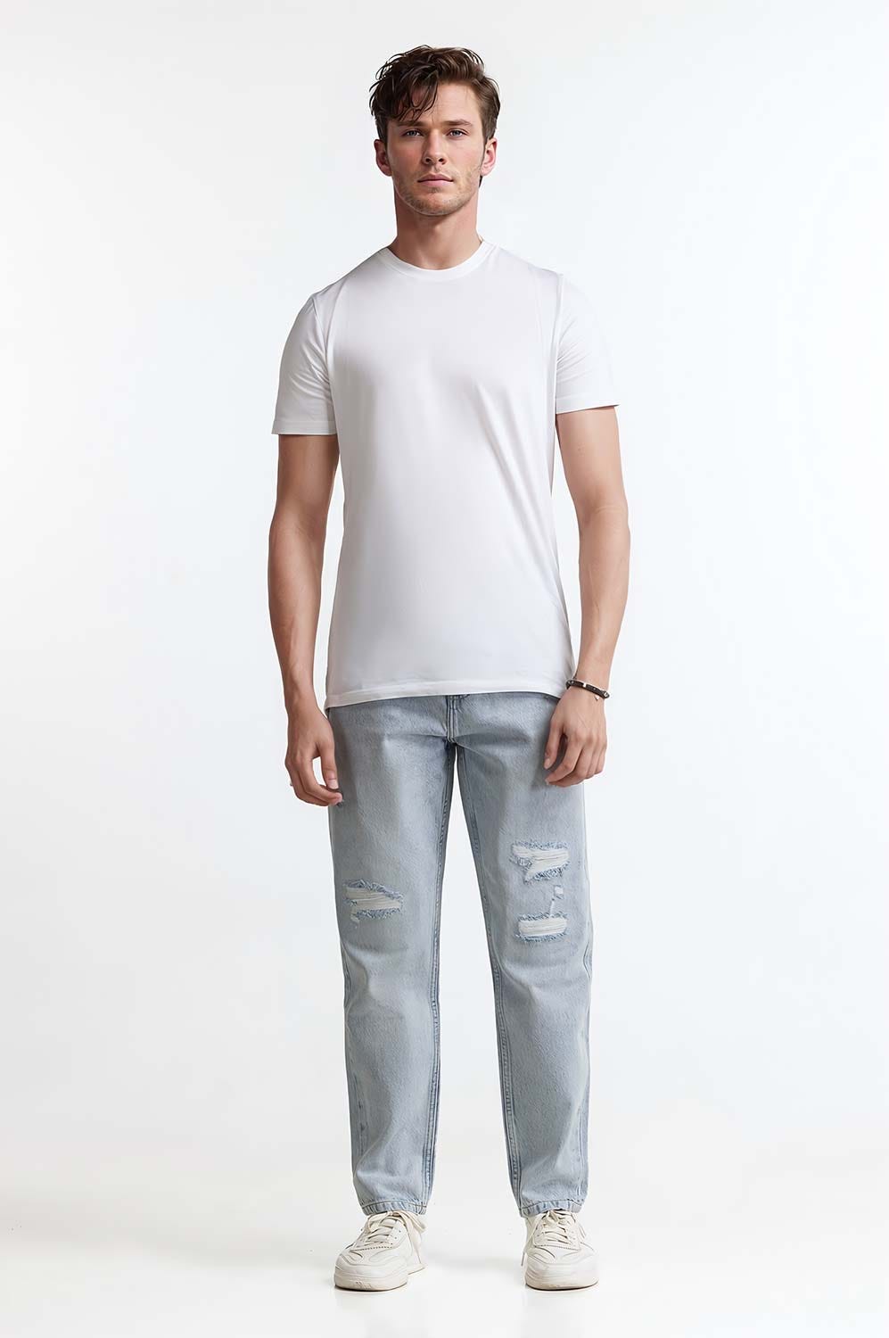 Blue Basic Jeans MNJNSSS24013