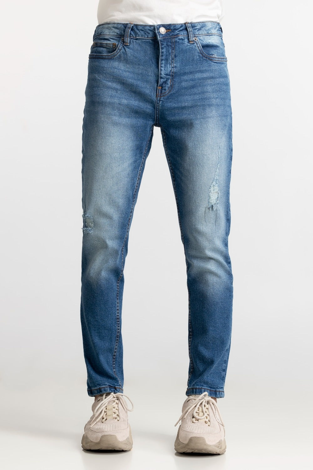 Blue Basic Jeans MNJNSSS24019