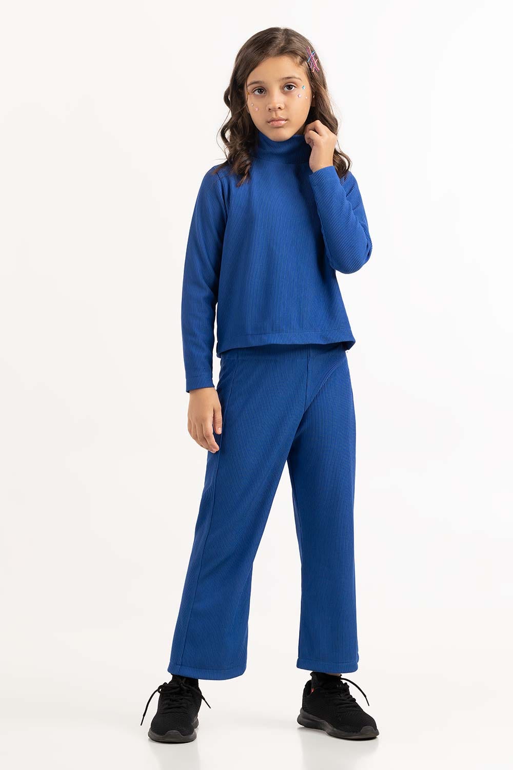 Toddler Girl Blue Blouse 224-413-045 T