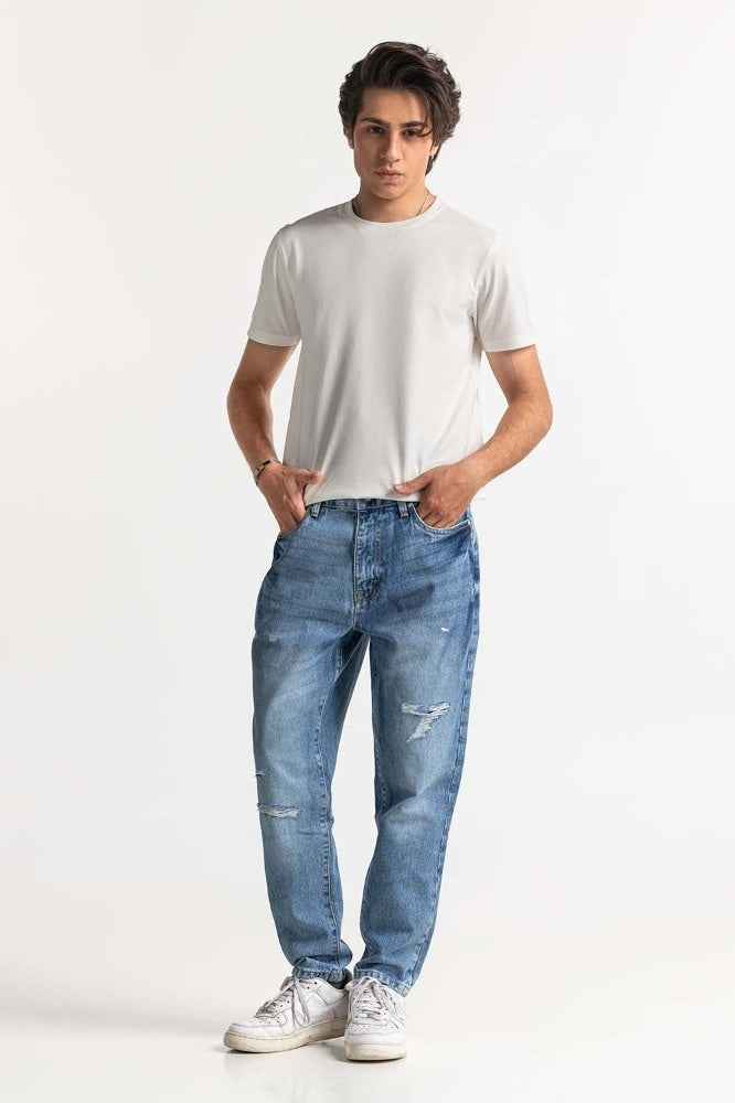 Blue Denim Jeans MNJNSSS24010