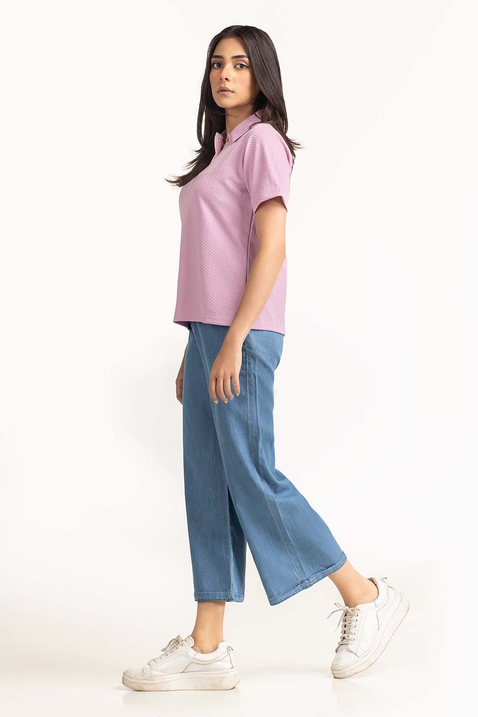Blue Light Weight Denim Trouser