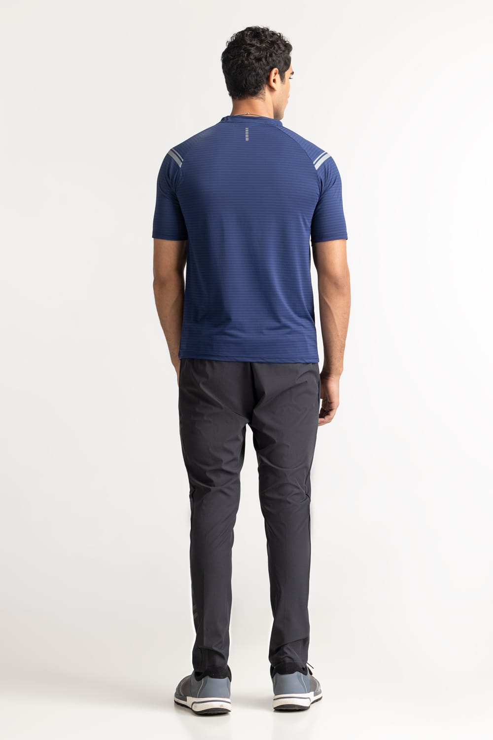 Blue Textured Tee AW-TS24-012