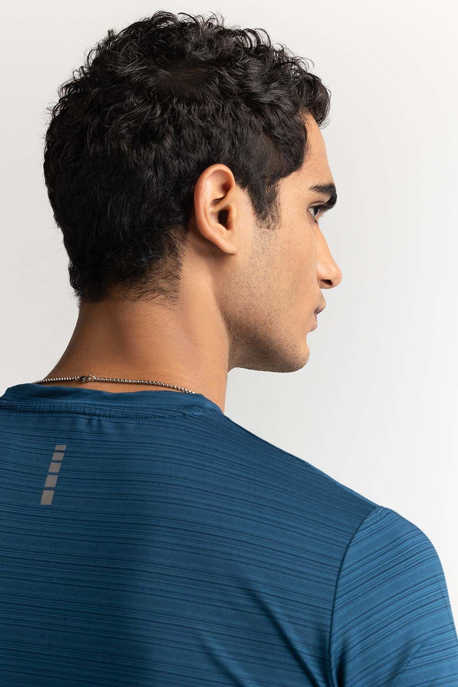 Blue Textured Tee AW-TS24-016
