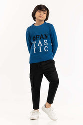 Toddler Boy Blue Sweater 224-511-028