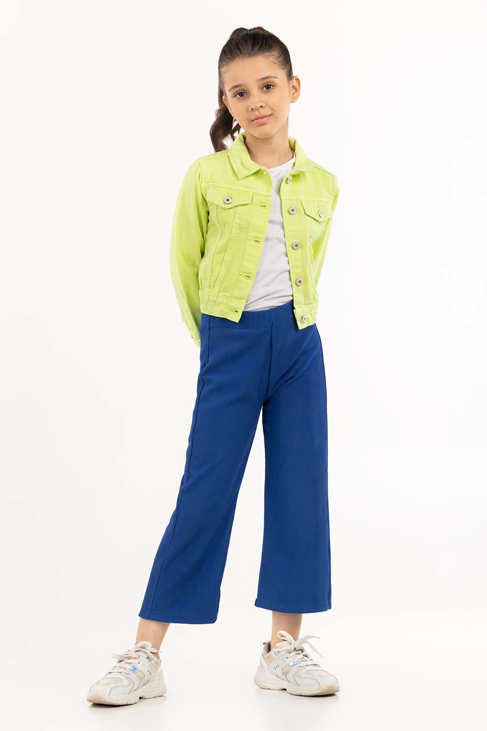 Toddler Girl Blue Trouser 224-413-045 B