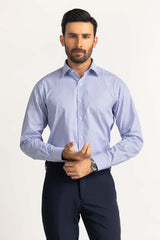 Blue White Stripe Formal Shirt MN-FS-YD24-048 Blue White Stripe Formal Shirt MN-FS-YD24-048