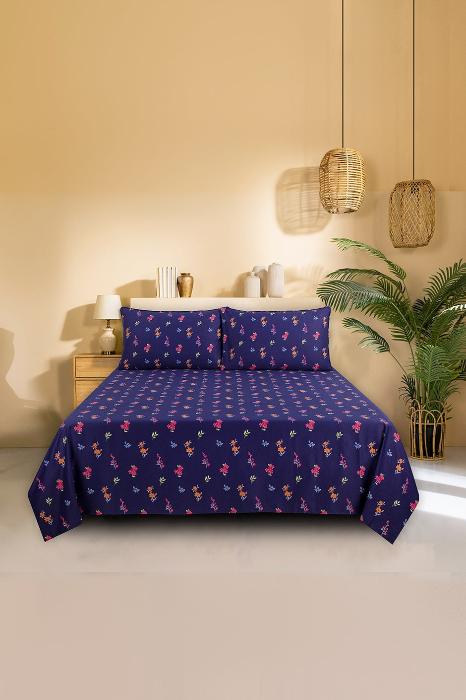 Botanical Charm T-200 Bed Sheet Set