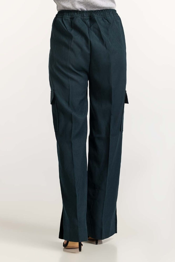 Bottle Green Basic Trouser WM-TRKN23-008