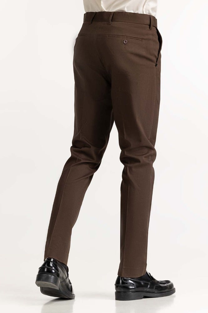 Brown Basic Formal Chino Trouser MN-TR-FC23-010